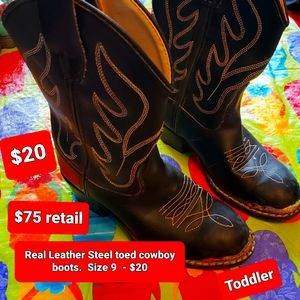 Size 9 toddler cowboy boots